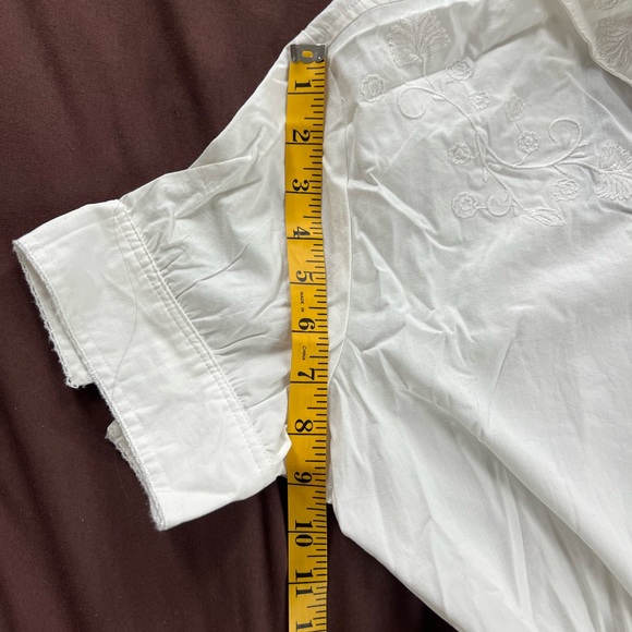 rag & bone White Embroidered Button-Up Romper - Picture 7 of 16